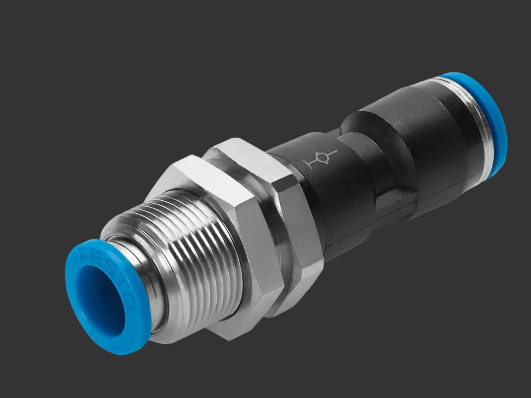Festo Push-in bulkhead connector Check Valve