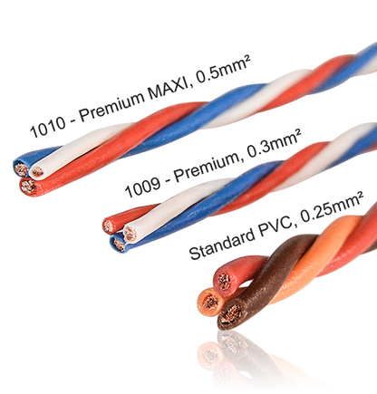 Premium MAXI servo leads
