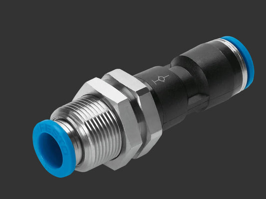 Festo Push-in bulkhead connector Check Valve