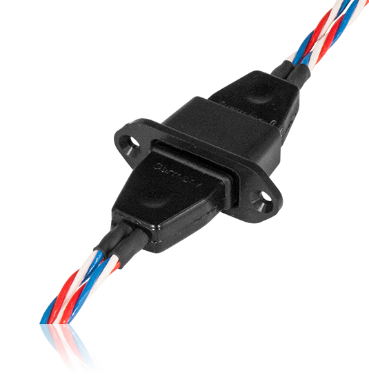 Mounting frame MPX male connector