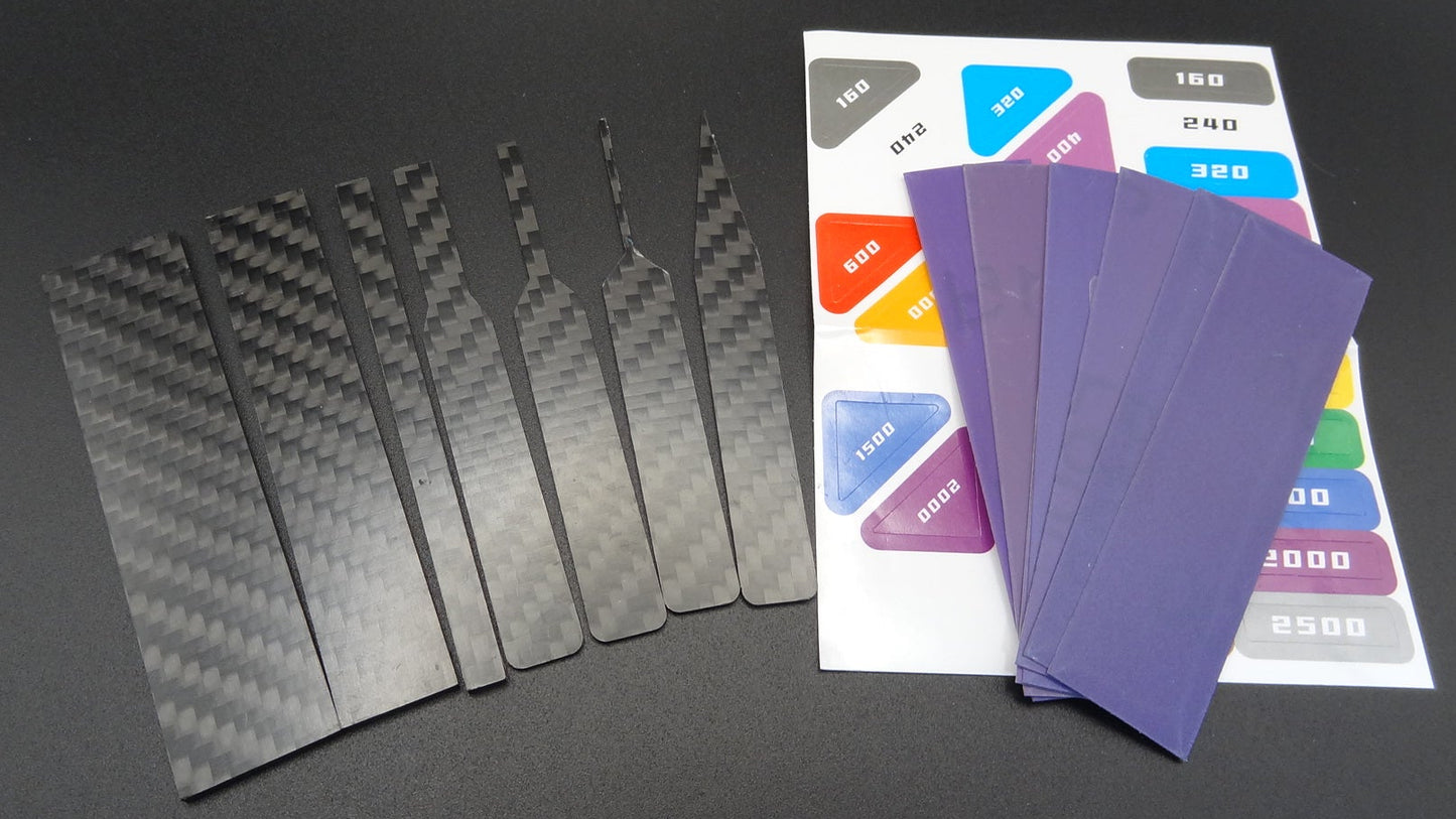 Carbon Fiber Detail Sanding Set 400-2000grit