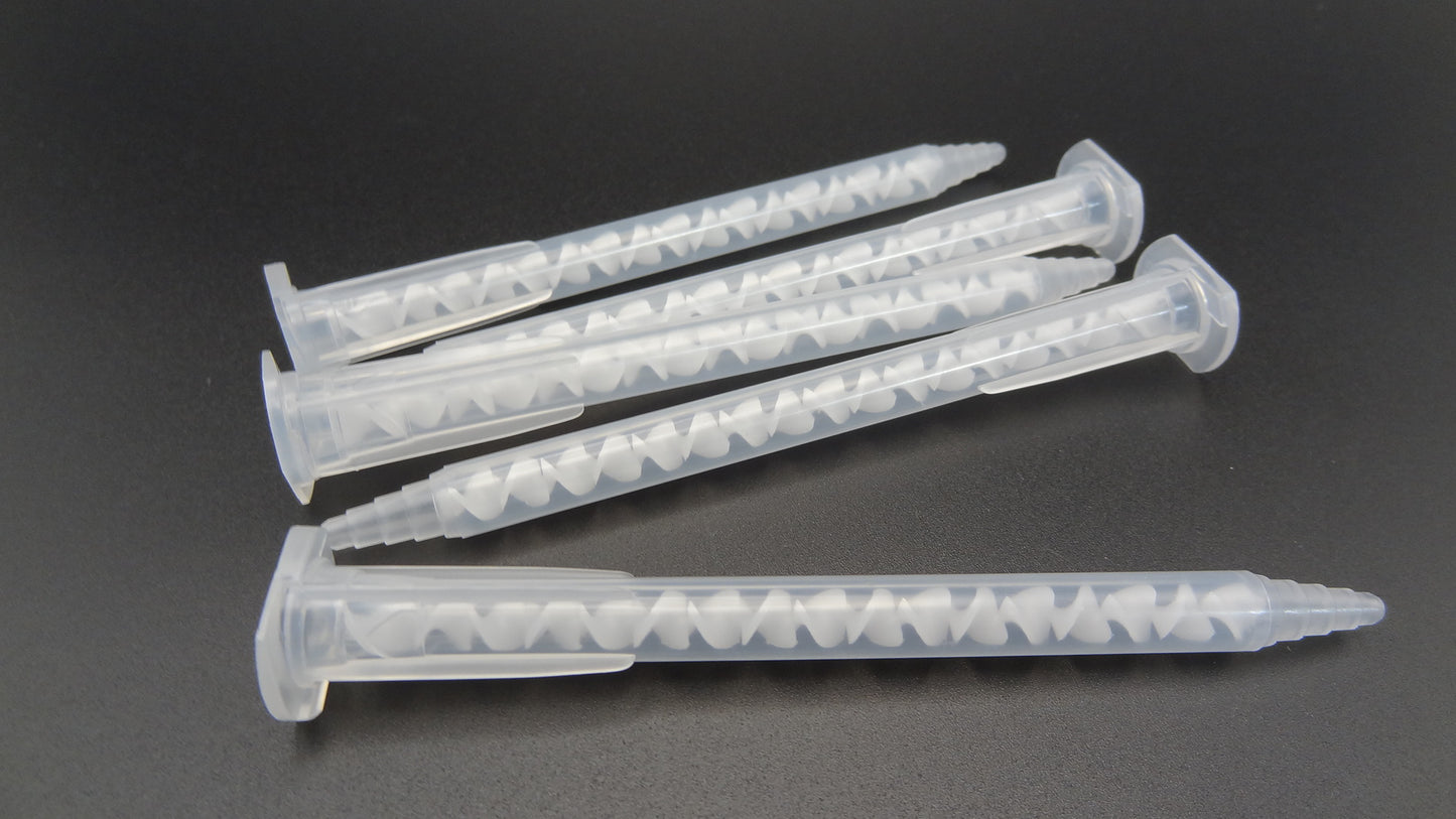 Twist Mixing Short Skinny Nozzle 4" 5 pack