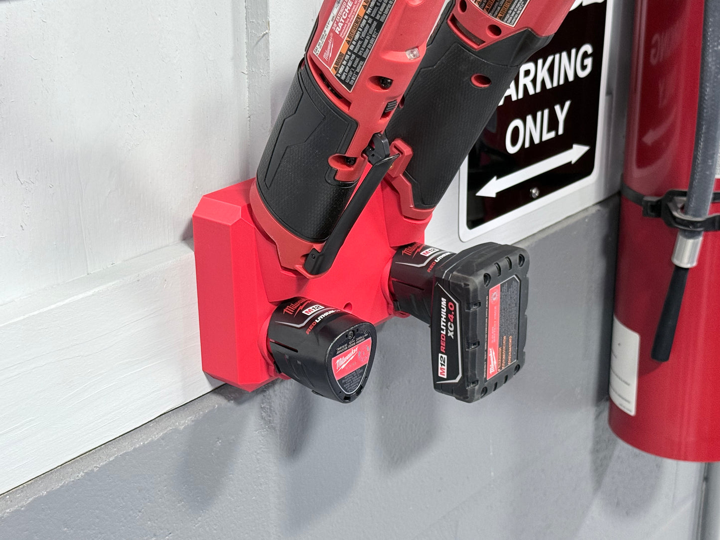 Milwaukee 2 x Tool and Battery mount
