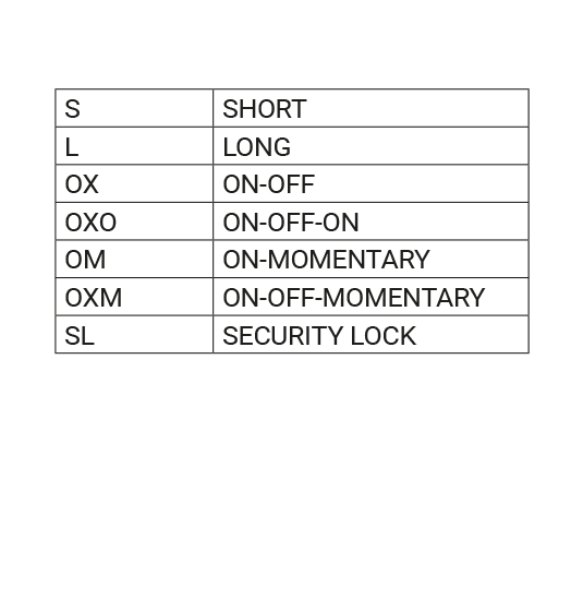 Switch 2POS-S-OX-CD
